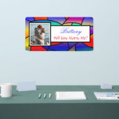 Laat je me de Banner van het Aangepaste naamvoorst (Beurs)