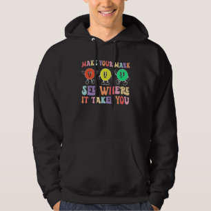 Laat Je Merk Zien Waar Het Je Naar Toegaat Stippen Hoodie
