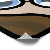 laat je muur werken . poster (Hoek)