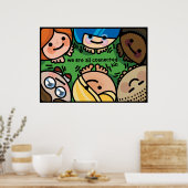 laat je muur werken . poster (Keuken)