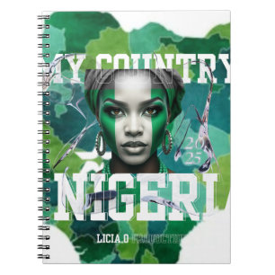Laat je Naija trots zien in stijl! met lycia oe Notitieboek