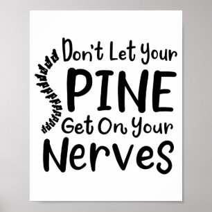 Laat je nies niet op je zenuwen werken Chiropratik Poster