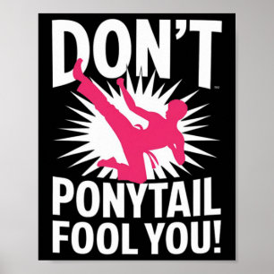 Laat je niet voor de gek houden door de paardensta poster