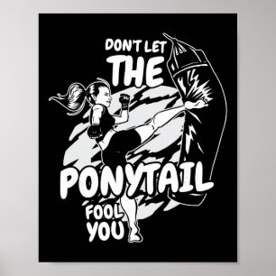 Laat je niet voor de gek houden door de paardensta poster