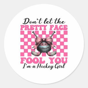 Laat je niet voor de gek houden door mijn mooie ge ronde sticker
