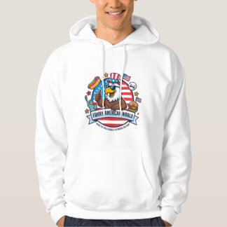 Laat je patriottische humor los met deze coole Ame Hoodie
