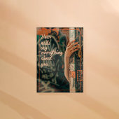 Laat je spijkers je persoonlijkheid weerspiegelen, poster