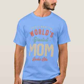 Laat je supermam zien De beste moeder ter wereld r T-shirt