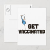 Laat je vaccineren briefkaart (Voorkant / Achterkant)