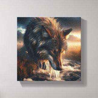 Laat je wilde kant los: natuurfotografie canvas afdruk