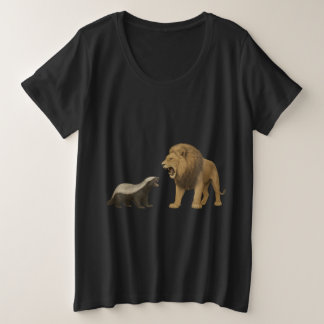 Laat je woede los grote maat t-shirt