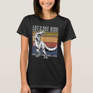 Laat Kinder beknotting eten bewaart levens grammar T-shirt