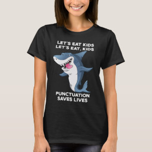 Laat kinder beknotting eten redt het leshuis van d t-shirt