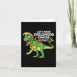 Laat Kinderkanker Uitsterven Dinosaur Childh Kaart