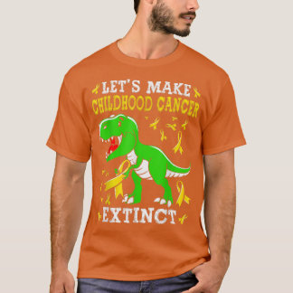 Laat kinderkanker uitsterven Dinosaur Trex G T-shirt