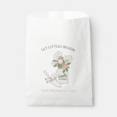 Laat kleintjes bloeien tuinzaden Baby shower Bedankzakje (Voorkant)