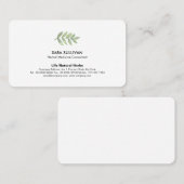 Laat kruidengeneeskunde kruiden visitekaartje (Voorkant / Achterkant)