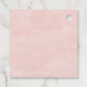 Laat liefde groeien Hand getrokken bloemen bruilof Bedankjes Labels (Achterkant)