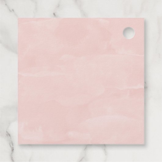 Laat liefde groeien Hand getrokken bloemen bruilof Bedankjes Labels (Achterkant)