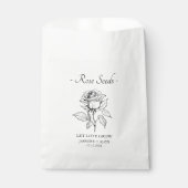 Laat Liefde Groeien l Rozenzaad Bruiloft Bedankzakje (Voorkant)