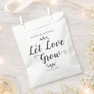 Laat Liefde Groeien Trouwzaad Pakje Botanisch Eenv Bedankzakje