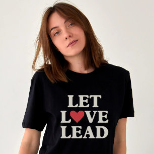 Laat liefde leiden   Inspirerend positief hart Tri-Blend Shirt