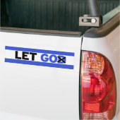 Laat los bumpersticker (Op Truck)