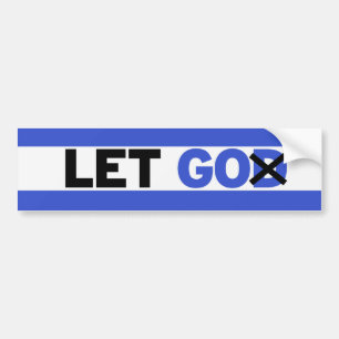 Laat los bumpersticker