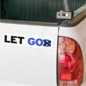 Laat los bumpersticker (Op Truck)