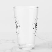 Laat los, dandelionzaad dat in de wind stroomt glas (Rechts)