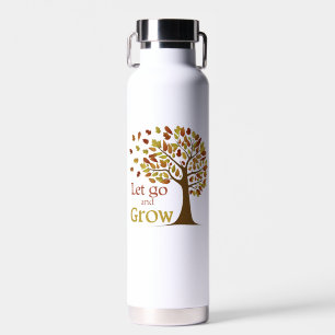 Laat los en groei boom waterfles