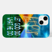 Laat los en laat God doen wat Hij doet Case-Mate iPhone Case (Achterkant (horizontaal))