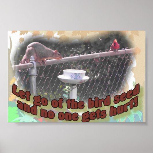 Laat los en niemand raakt gewond. poster (Voorkant)