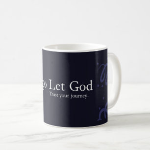 Laat los, laat God: Geloof en vertrouwen Quote Koffiemok