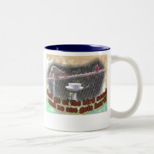 Laat los - niemand krijgt Hurt Tweekleurige Koffiemok