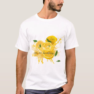 Laat me ademloos T-Shirt citroen en water