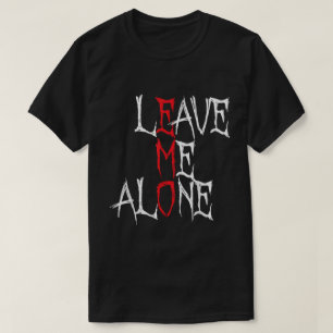 Laat Me Alleen Emo Goth T-shirt