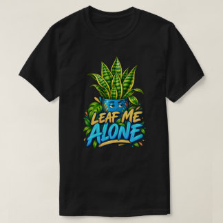 Laat Me Alleen Grappige Slangenplant Liefhebber Bo T-shirt