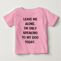 Laat me alleen, ik spreek vandaag alleen met mijn 