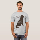 Laat me alleen, ik spreek vandaag alleen met mijn t-shirt (Voorkant volledig)