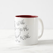 Laat me alleen Mok (Voorkant rechts)