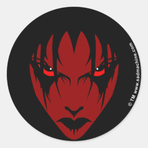 laat me alleen ronde sticker