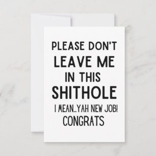 Laat me alsjeblieft niet achter... Grappig medewer Aankondiging