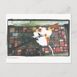 Laat me binnen briefkaart