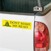 Laat me de bumpersticker lezen (Op Truck)