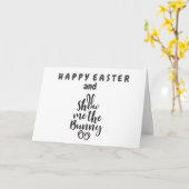 LAAT ME DE KONIJN ZIEN/KONIJNENHOP **GELUKKIGE PAS KAART (Gele Bloem)