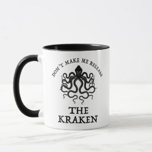 Laat me de Kraken niet vrijgeven Mok