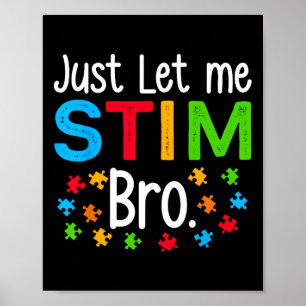 Laat me de neurodiversiteit van autisme Awareen st Poster