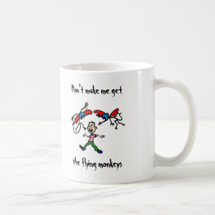 Laat me de vliegende apen niet halen koffiemok