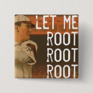 Laat me de Wortel van de Woot Vierkante Button 5,1 Cm